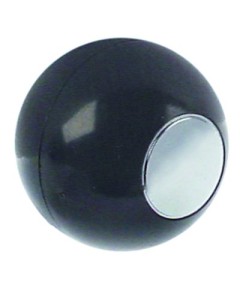 ball handle ? 30mm bore ? 6x4.6mm grey/chrome
