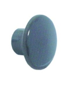 mushroom cap handle thread M6 handle ? 30mm L 23mm plastic black