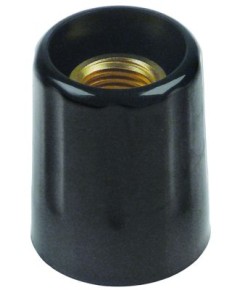 Turning handle ? 42,5mm thread Tr18x2 black L 53mm