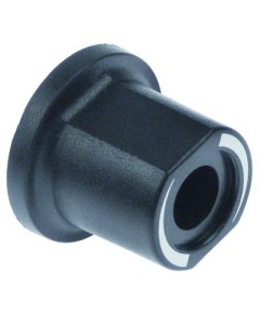 knob steam/water tap ? 50mm shaft ? 8mm black