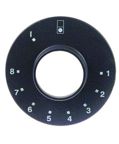 bezel thermostat 1-8 for front hob