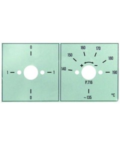 Blende Schalter und Thermostat