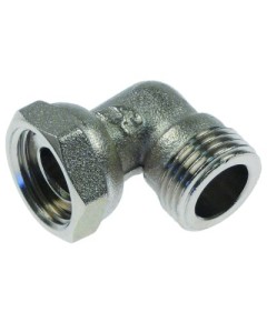 Angle piece T1: 1/2  IT T2: 1/2  ET with gasket