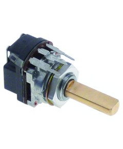 Potentiometer 5,2kOhm Drehwinkel 300° mit Schalter Achsl?nge 18mm Gewinde M10x0,75 Achse ? 6x4,6mm