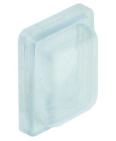 Protective cover clear H 7,5mm for pressure switch external size 23.4x17.4mm internal size 19x13mm