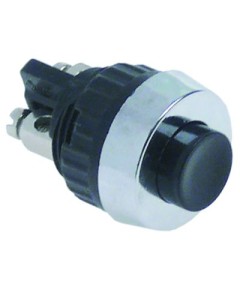 Momentary push switch mounting measurements ?15.2mm black 1NO 250V