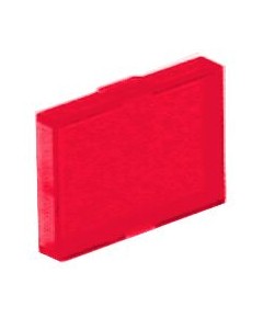 Bezel red rectangular