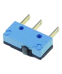 microswitch with plunger  250V 0,1A 1CO connection male faston 2.8mm