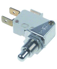 microswitch with plunger  250V 10A 1CO thread M10x0.75 connection male faston 6.3mm