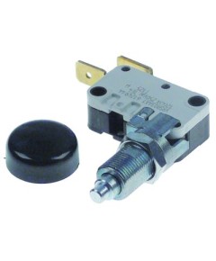 microswitch with push button with push button 250V 12A 1NO thread M10x0.75