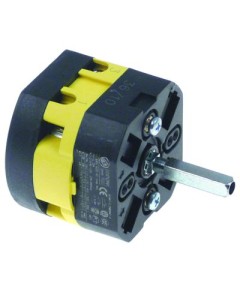 Rotary switch 20A shaft ? 5x5mm shaft L 28mm connection screw 690V 0-1 positions 2