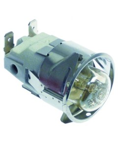 Backofenlampe Einbau ? 35,5mm 230V 15W Fassung E14 rund Temp.Best. 300°C ohne Linsennippel