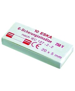 fine fuse size ?5x20mm 0,8A fast-acting rated 250V Qty 10 pcs