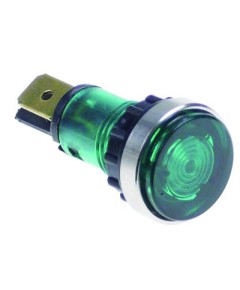 indicator light ? 12 mm 250 V green connection male faston 6.3mm