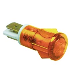 indicator light ? 12 mm 230 V yellow connection male faston 6.3mm temp.-resist. 120 °C