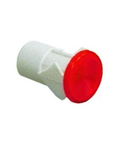 Indicator light housings mounting measurements ?12mm red round Qty 1pcs