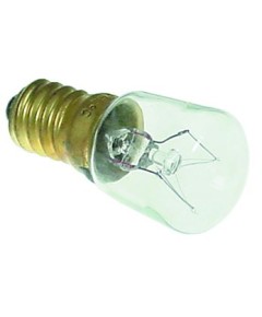 light bulb t.max. 300°C socket E14 15W 230V ? 22mm L 48mm lens L 20mm for oven lamp IMPORT