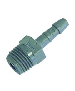 Hose connector plastic straight thread M10x1 hose ? 6mm connection M10x1 Qty 1pcs