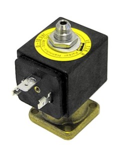 solenoid valve 3-ways 24VAC body outer cone DN 1,2mm slide-on receptacle DIN -20° up to 140°C