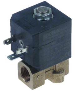 solenoid valve 2-ways 230VAC inlet 1/4  outlet 1/4  L 35mm CEME type series 66