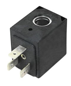 solenoid coil 230VAC 10VA SIRAI coil type Z610A seat ? 10mm H 33mm L 33mm W 25mm 50/60Hz