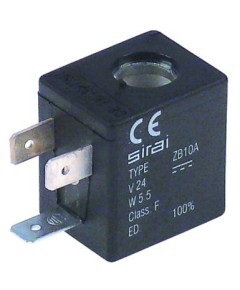solenoid coil 24VDC 5,5W SIRAI coil type ZB10A seat ? 10mm