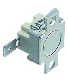 Anlegethermostat LA 24mm Abschalttemp. 300°C 1NC 1-polig 16A Anschluss F6,3 2-Lochbefestigung