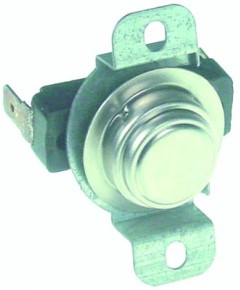 Anlegethermostat LA 43mm Abschalttemp. 165°C 1NC 1-polig 16A Anschluss F6,3 2-Lochbefestigung