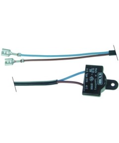 bi-metal thermostat switch-off temp. 40°C 1NC 1-pole 10A 250V connection male faston 6.3mm