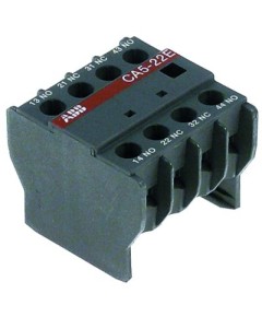 auxiliary contact contacts 2NO/2NC AC1 16A AC15 3A connection screw connection for contactors A9-A50