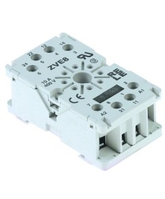 Relay socket 380V connection plug-in connection round 8-pole 8-pole