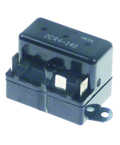 Anlaufrelais 2CR4-140 230V Anschluss F6,3 1-polig