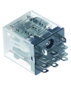 power relays 230VAC 10A 3CO raster size 10mm plug-in connection 250V connection 4,8mm