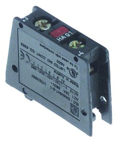 Auxiliary contact connection screw type HA01 AC15 10A AC1 25A for contactors K2/K5 contacts 1NC