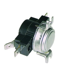 Anlegethermostat LA 38mm Abschalttemp. 53°C 1CO 1-polig 16A Anschluss F6,3 2-Lochbefestigung