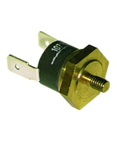 bi-metal thermostat switch-off temp. 95°C 1NC 1-pole 16A connection F6.3 M4