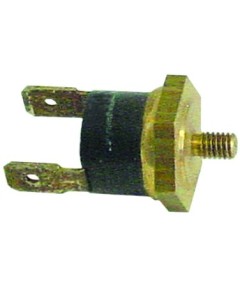 Bi-metal thermostat switch-off temp. 150°C 1NC 16A M4 connection F6.3 1-pole