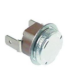 Bi-metal thermostat switch-off temp. 155°C 1NC 16A connection F6.3 1-pole