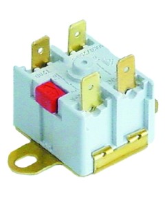 bi-metal safety thermostat hole distance 40mm switch-off temp. 85°C 2NC 2-pole 16A