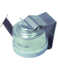 bi-metal safety thermostat switch-off temp. 25°C 1NO 1-pole connection F6.3