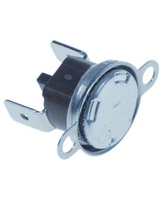 Bi-metal safety thermostat switch-off temp. 100°C 1NC 10A hole distance 24mm 2 hole fixing
