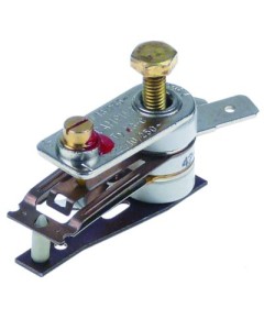 bi-metal thermostat switch-off temp. 300°C 1CO 1-pole 10A 250V connection male faston 6.3mm