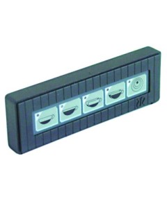Keypad unit L 122mm W 40mm connection buttons 5