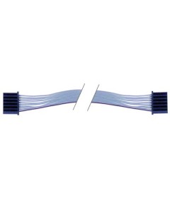 ribbon cable 10-pole L 800mm raster size 2,54mm