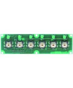 keypad PCB coffee machine MILANO L 123mm W 35mm buttons 6