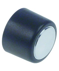 push button dark blue/chrome suitable for FAEMA