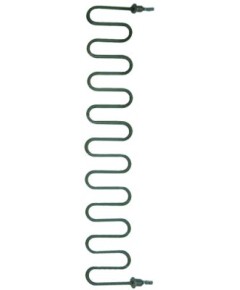 Heizk?rper 2000W 400V HK 1 L 85mm B 530mm Anschluss Flachstecker 6,3mm Rohr ? 6,5mm