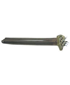 Heating element 2850/3420W 220-240V L 320mm 3 hole flange connection male faston 6.3mm