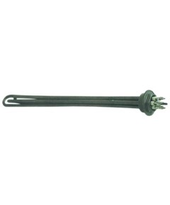 Heating element 3000W 230V L 405mm flange with thread connection M3 thread 1?