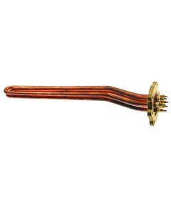 Heating element 3000W 230V L 330mm L1 22mm L2 66mm L3 237mm H1 26mm H2 29mm 6 hole flange